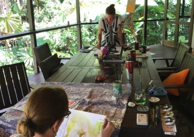 Chrissie McLaughlin Artists workshops cairns port douglas